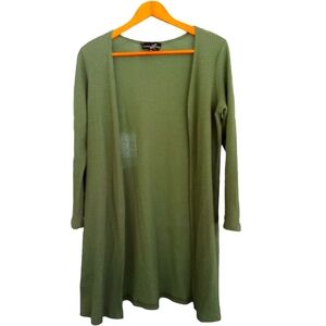 Lexington Ave knee length open sweater